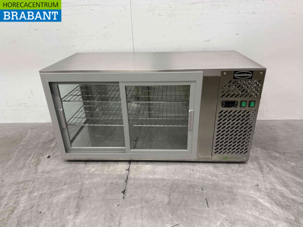 Edelstahl Combisteel Kühlvitrine 111 cm 230V Horeca
