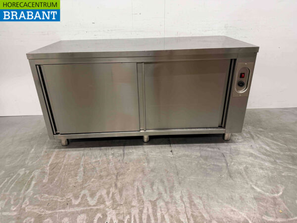 Edelstahl Warmhalteschrank 2 Schiebetüren 120 cm Catering