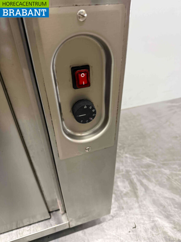Edelstahl Warmhalteschrank 2 Schiebetüren 120 cm Catering – Bild 5
