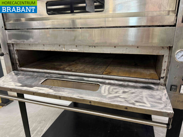 Doppelter Pizzaofen aus Edelstahl 2 x 9 Pizzen 35 cm Durchmesser 400V Horeca – Bild 6