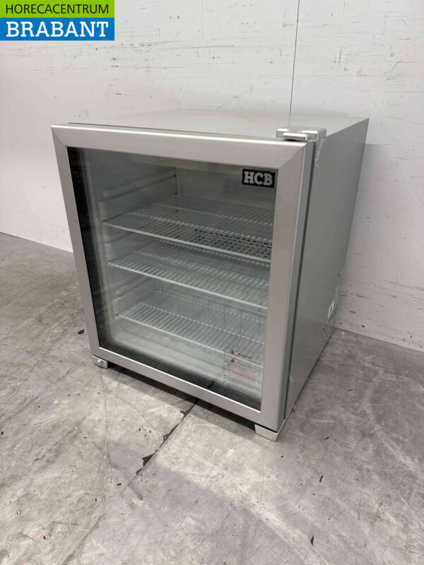 HCB Glastürkühlschrank Getränkekühlschrank Glastür 90 Liter 230V Horeca – Bild 2