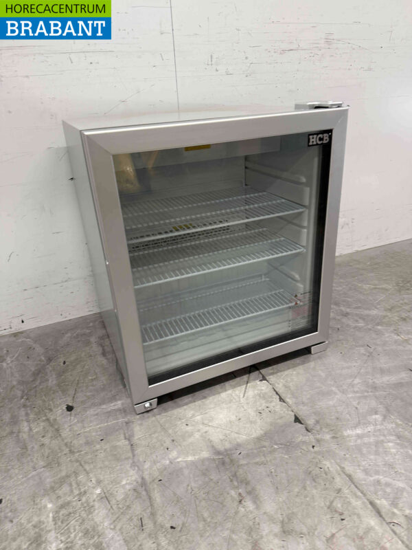 HCB Glastürkühlschrank Getränkekühlschrank Glastür 90 Liter 230V Horeca – Bild 3