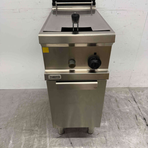 Edelstahl Zanussi Fritteuse 14 Liter Erdgas Catering