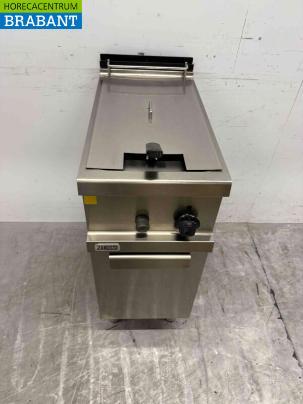 Edelstahl Zanussi Fritteuse 14 Liter Erdgas Catering – Bild 2