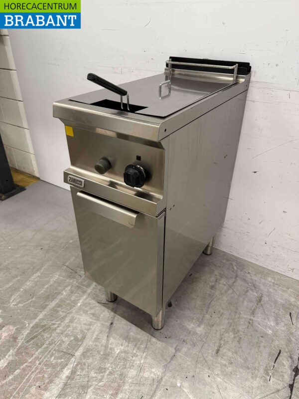 Edelstahl Zanussi Fritteuse 14 Liter Erdgas Catering – Bild 3