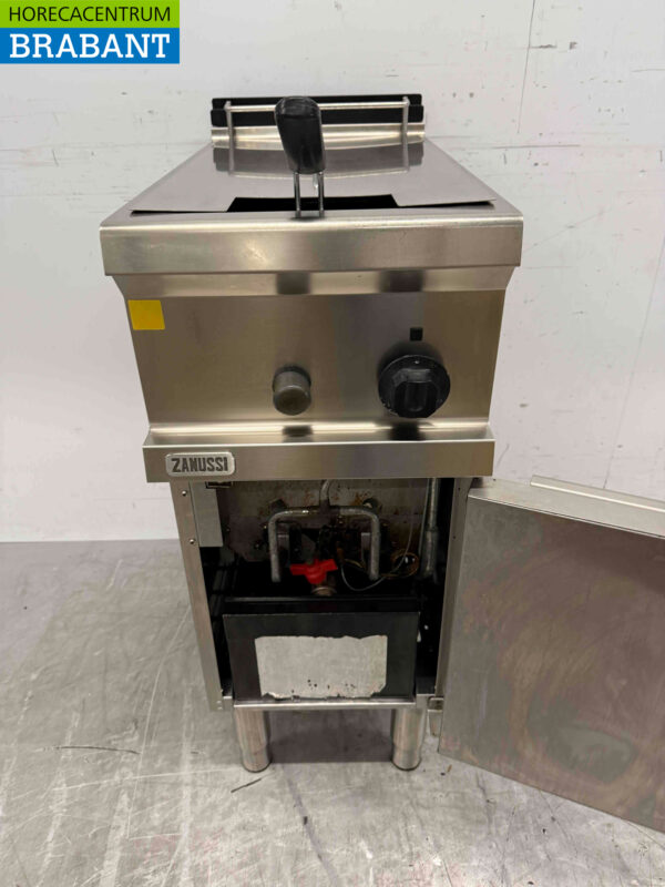 Edelstahl Zanussi Fritteuse 14 Liter Erdgas Catering – Bild 4