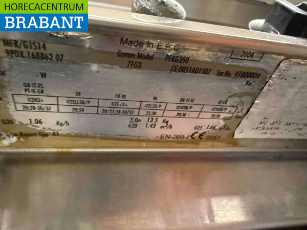 Edelstahl Zanussi Fritteuse 14 Liter Erdgas Catering – Bild 6