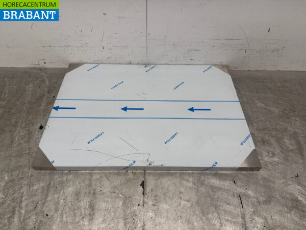 Arbeitsplatte aus Edelstahl 100 x 70 x 4 cm Horeca