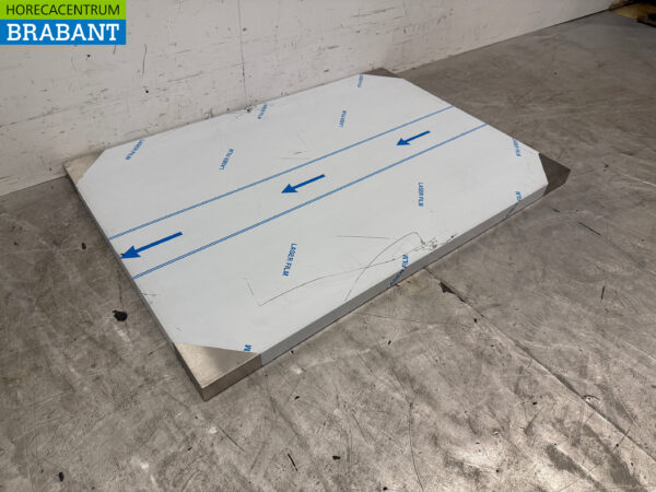 Arbeitsplatte aus Edelstahl 100 x 70 x 4 cm Horeca – Bild 3