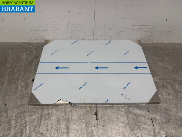 Arbeitsplatte aus Edelstahl 100 x 70 x 4 cm Horeca