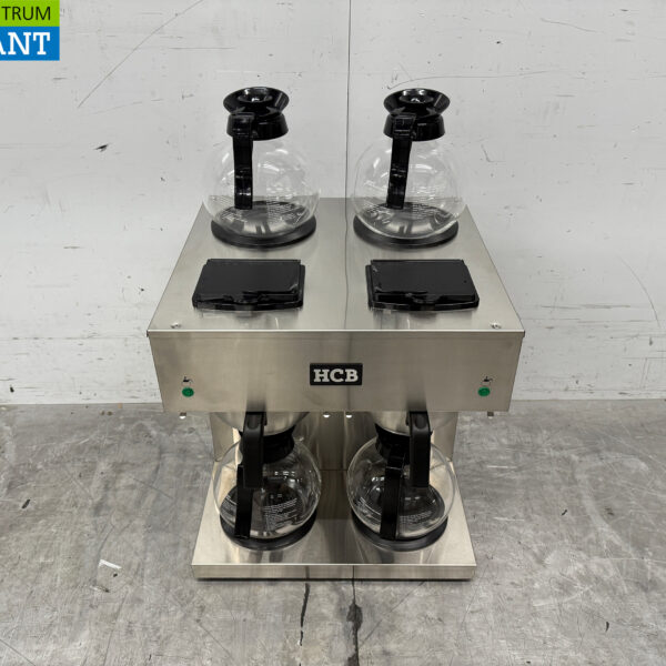 Edelstahl HCB Doppel-Kaffeemaschine Kaffeemaschine 2 x 1,8 Liter 230V Horeca