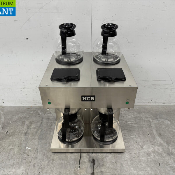 Edelstahl HCB Doppel-Kaffeemaschine Kaffeemaschine 2 x 1,8 Liter 230V Horeca