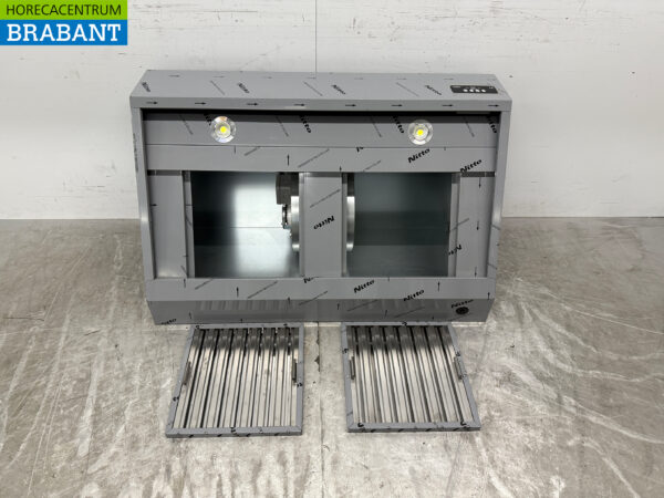 Edelstahl Combisteel Dunstabzugshaube Haube Motor 900 kuub Schräges Modell 120 cm 230V Horeca – Bild 4