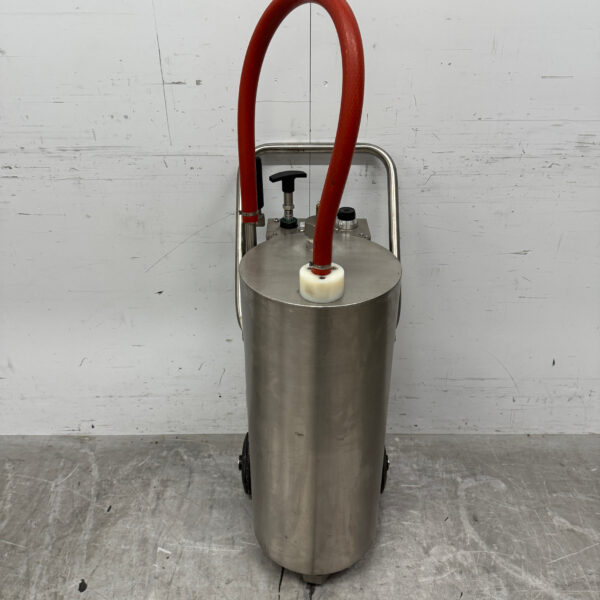 Edelstahl FRY MATE Frittieröltransporter Fettpumpe 40 Liter Catering Cafeteria