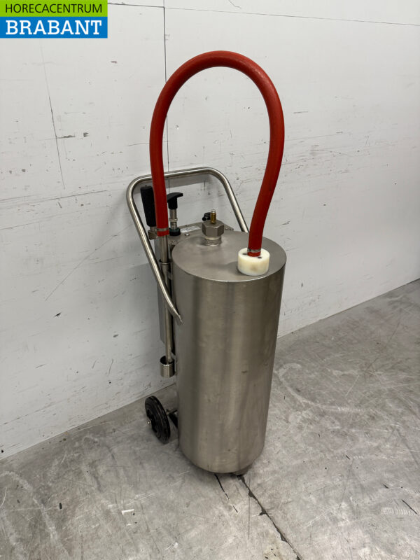 Edelstahl FRY MATE Frittieröltransporter Fettpumpe 40 Liter Catering Cafeteria – Bild 3