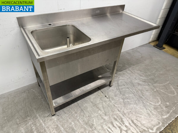 Spülbecken aus Edelstahl Spülbecken 160 x 70 cm Horeca – Bild 3