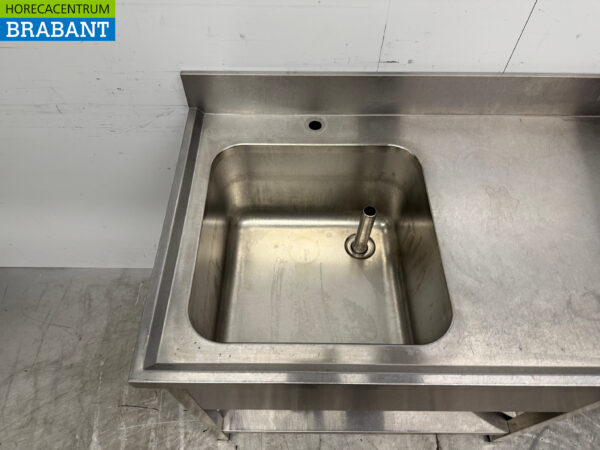 Spülbecken aus Edelstahl Spülbecken 160 x 70 cm Horeca – Bild 4