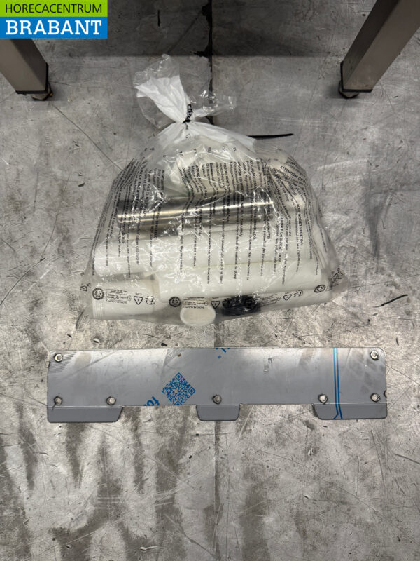 Edelstahl Combisteel Doppelspüle Spülbecken Abtropffläche combi Wasserhahn 50 cm Horeca – Bild 4