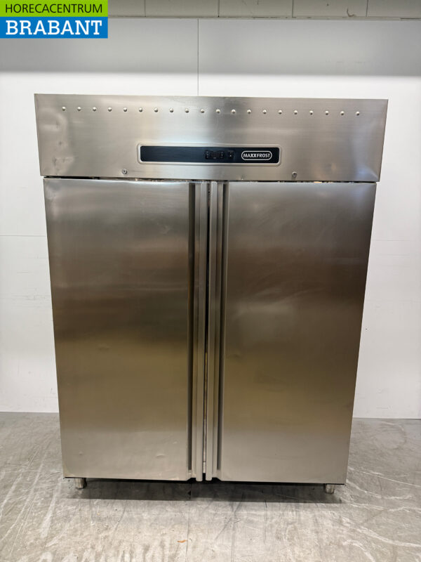 Maxxfrost Doppeltüriger Kühlschrank aus Edelstahl 1300 Liter 230V Horeca