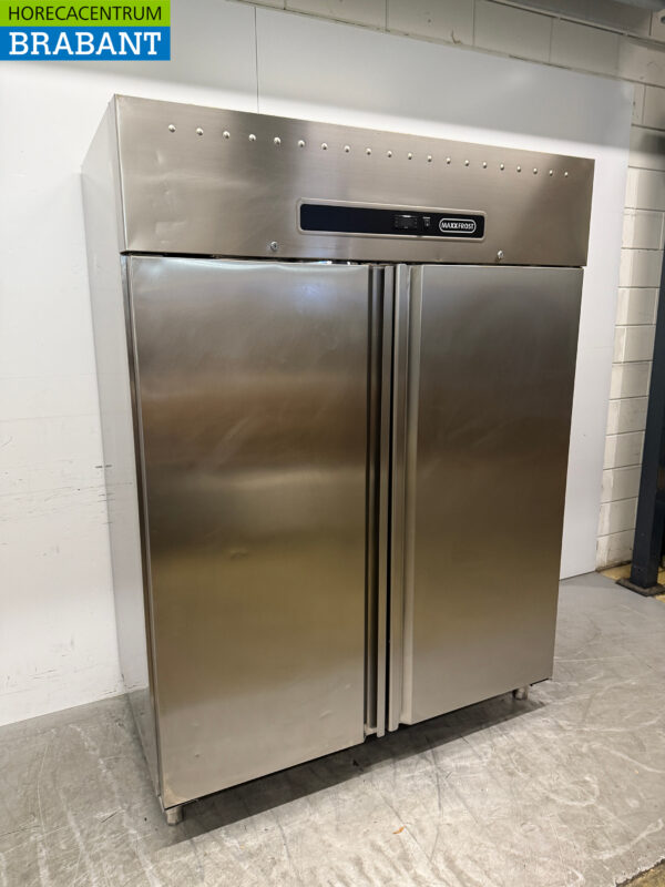 Maxxfrost Doppeltüriger Kühlschrank aus Edelstahl 1300 Liter 230V Horeca – Bild 3