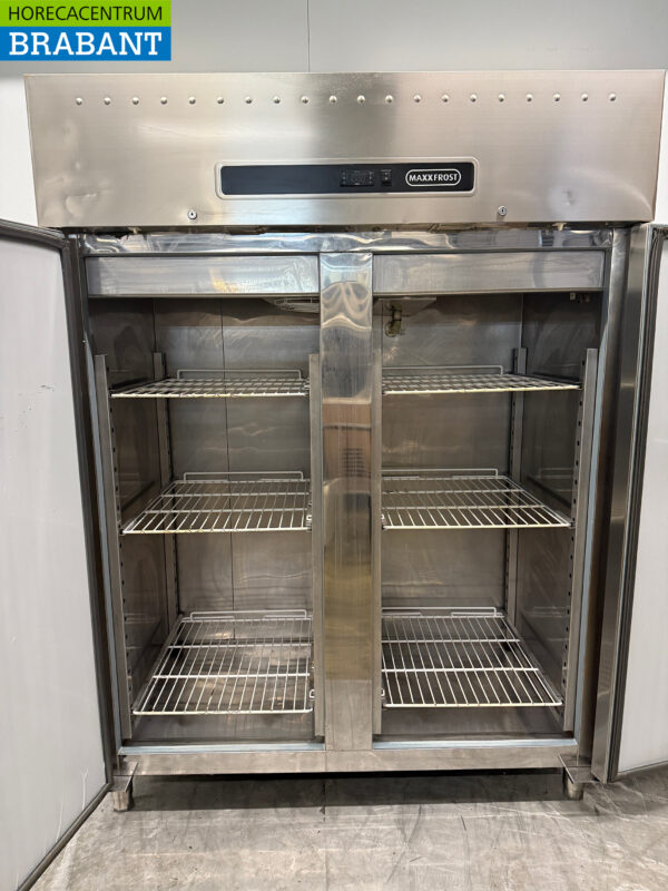 Maxxfrost Doppeltüriger Kühlschrank aus Edelstahl 1300 Liter 230V Horeca – Bild 4
