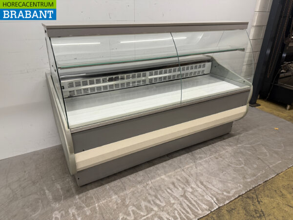 Tecnodom Kühlvitrine Snack-Vitrine Kühlvitrine 200 cm 230V Cafeteria Pommes Zelt Catering – Bild 3