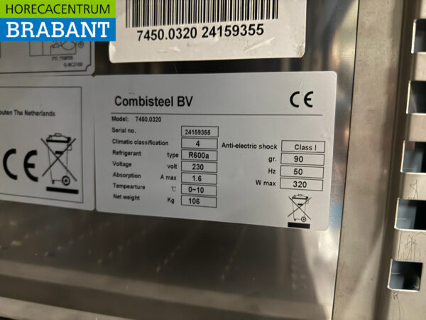 Combisteel Bar-Kühlschrank 3 Flügeltüren 200,5 cm 230V Horeca – Bild 5