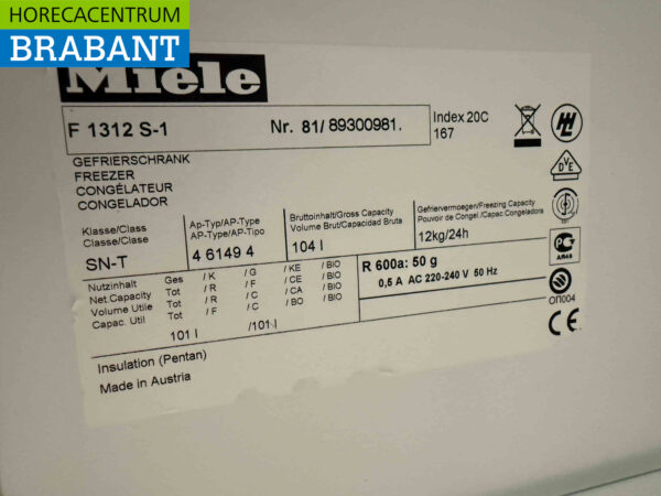 Miele F1312 Kühlschrank 104 Liter 230V Horeca – Bild 5