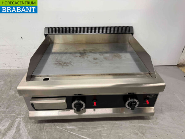 Combisteel Bratplatte aus Edelstahl 65 cm Gas Erdgas Horeca