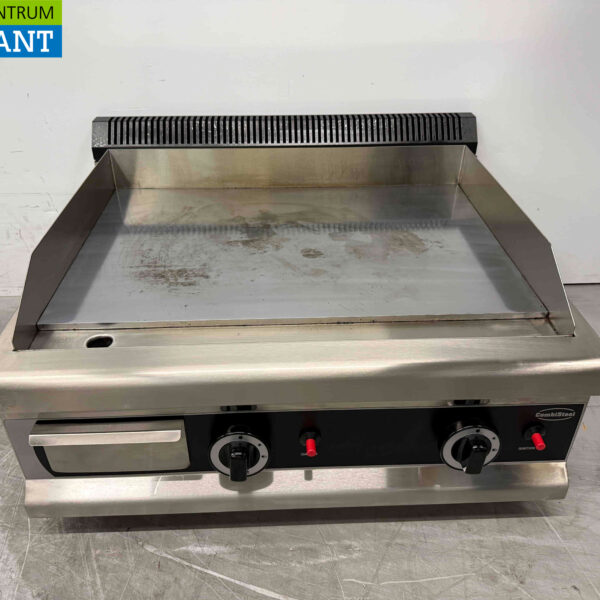 Combisteel Bratplatte aus Edelstahl 65 cm Gas Erdgas Horeca