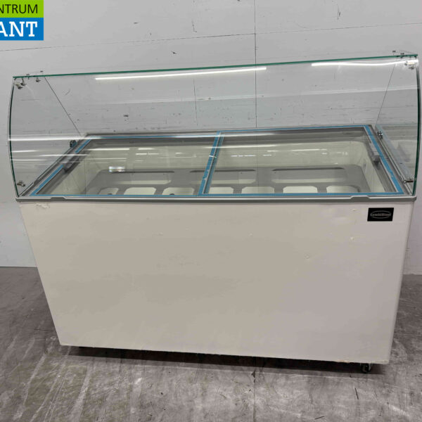 Mobile Combisteel Teneriffa Schaufel-Eisvitrine 10 Fächer 230V Horeca