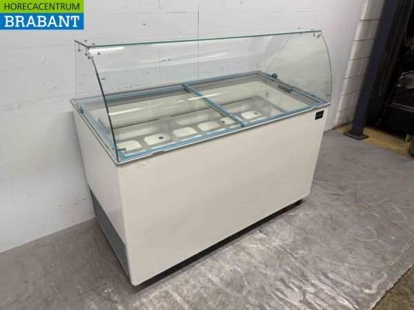 Mobile Combisteel Teneriffa Schaufel-Eisvitrine 10 Fächer 230V Horeca – Bild 3