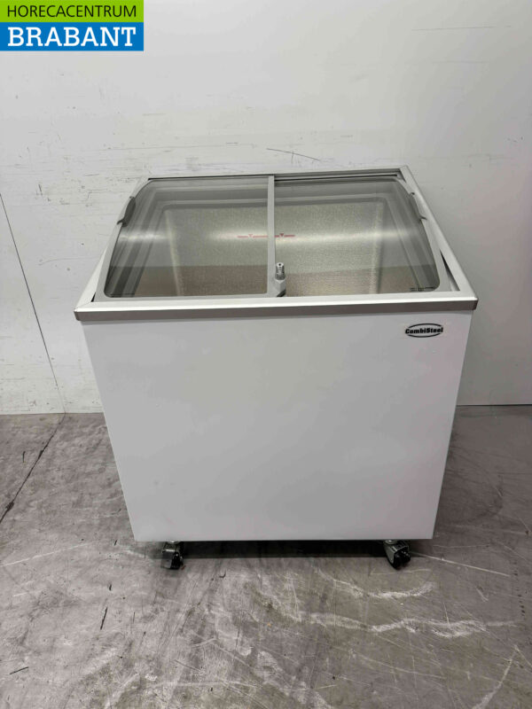 Combisteel Shop Gefrierschrank Gefriertruhe mit Schiebedeckel 184 Liter 230V Horeca
