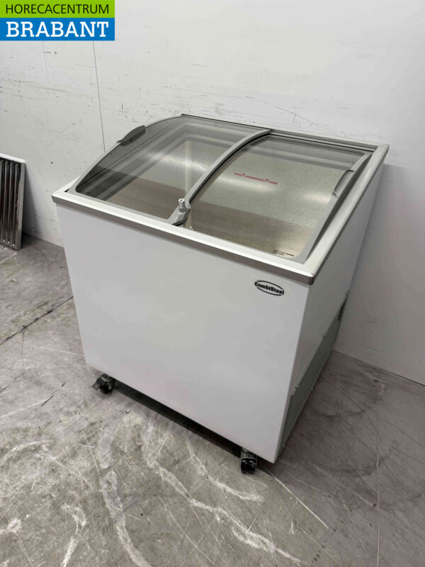 Combisteel Shop Gefrierschrank Gefriertruhe mit Schiebedeckel 184 Liter 230V Horeca – Bild 3