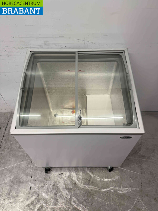 Combisteel Shop Gefrierschrank Gefriertruhe mit Schiebedeckel 184 Liter 230V Horeca – Bild 4