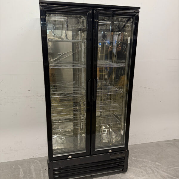 Combisteel Doppeltüriger Glastürkühlschrank 2 Flügeltüren 420 Liter 230V Horeca