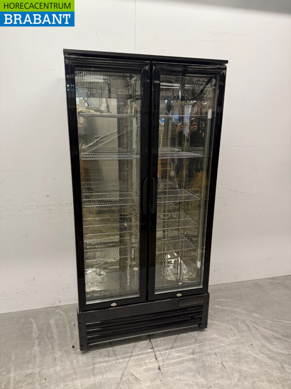Combisteel Doppeltüriger Glastürkühlschrank 2 Flügeltüren 420 Liter 230V Horeca