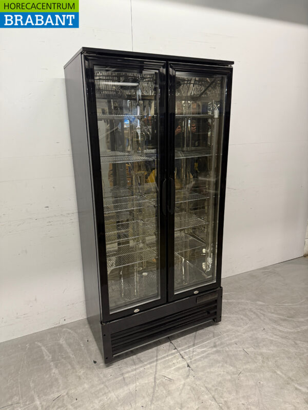 Combisteel Doppeltüriger Glastürkühlschrank 2 Flügeltüren 420 Liter 230V Horeca – Bild 2