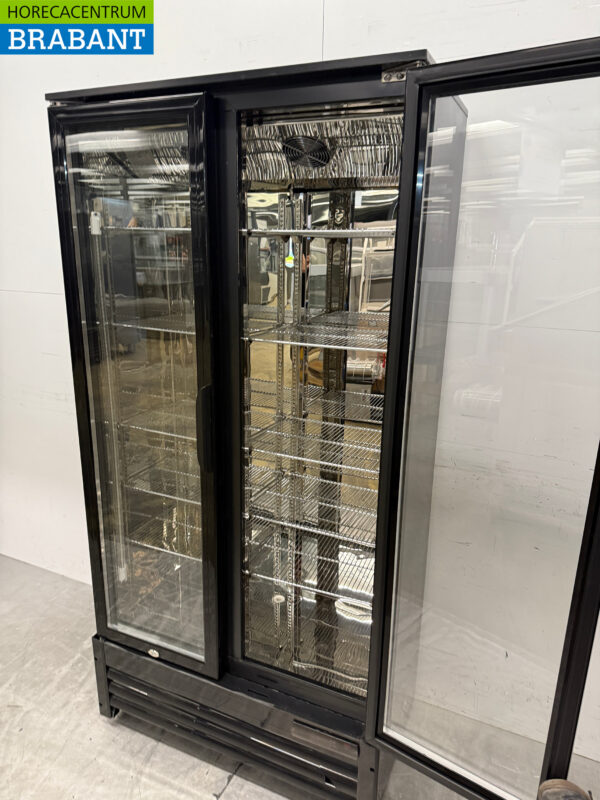 Combisteel Doppeltüriger Glastürkühlschrank 2 Flügeltüren 420 Liter 230V Horeca – Bild 4