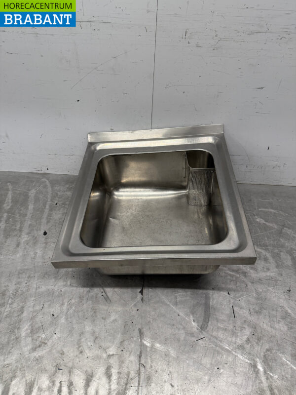 Spülbecken aus Edelstahl 75 x 80 cm Horeca