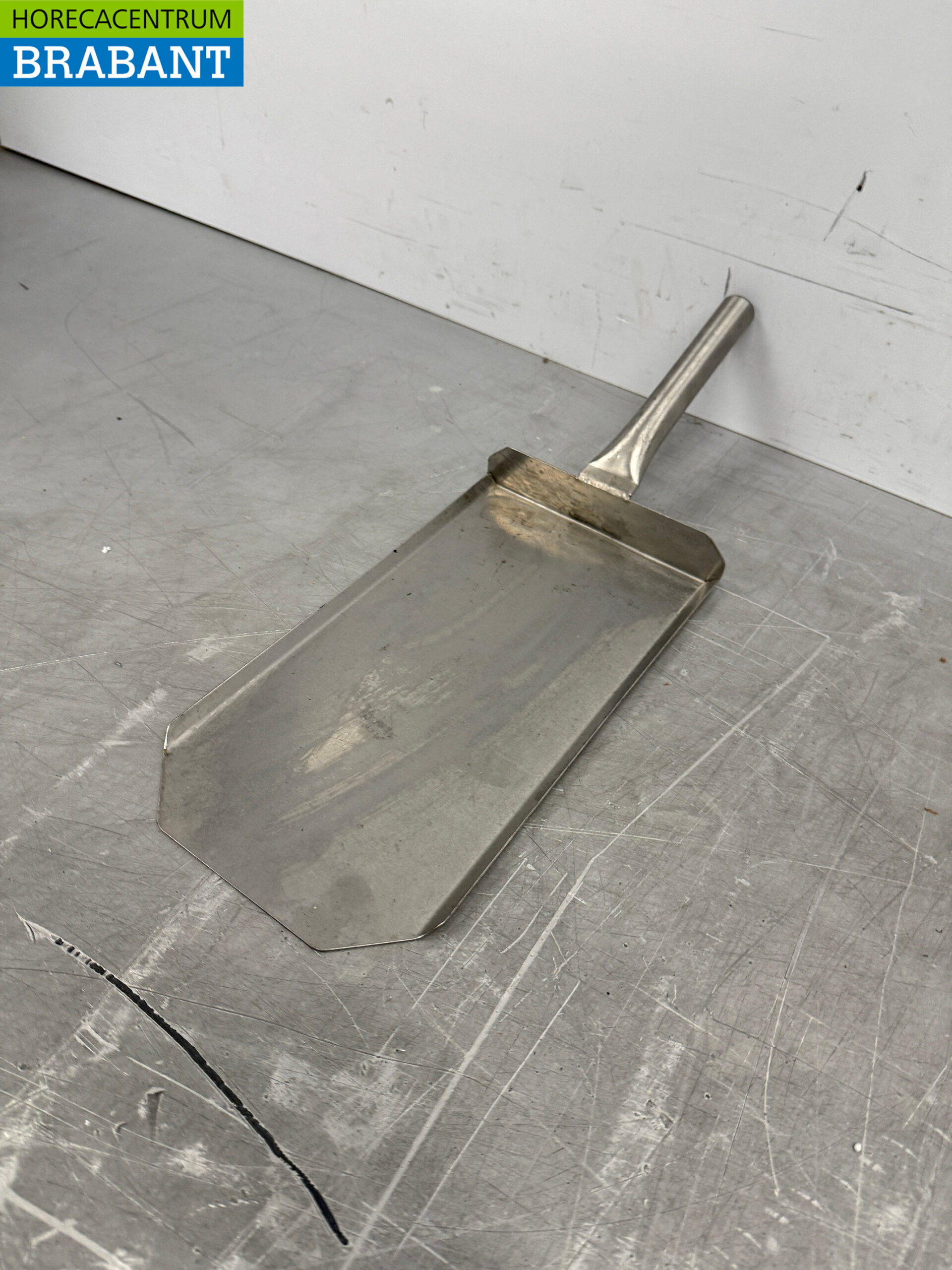 Edelstahl Spachtel Backofen Spachtel 17,5 x 32,5 cm Horeca – Bild 2