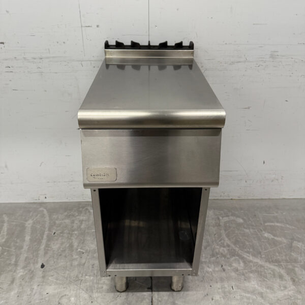 Edelstahl Combisteel Arbeitsplatte Neutral Jalousie 40 cm Horeca