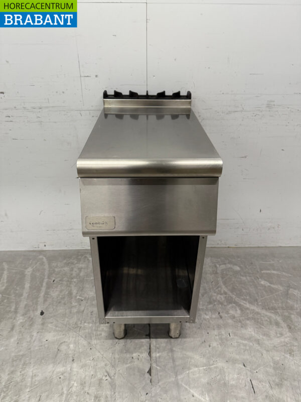 Edelstahl Combisteel Arbeitsplatte Neutral Jalousie 40 cm Horeca