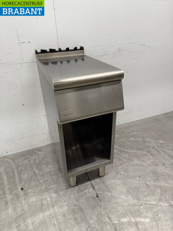 Edelstahl Combisteel Arbeitsplatte Neutral Jalousie 40 cm Horeca – Bild 3