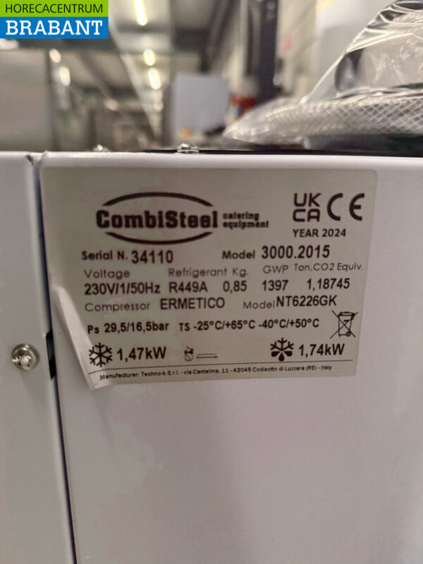 Combisteel Kühlmöbel Einsatz Monoblock Wandgerät 16.1 m3 230V Horeca – Bild 5
