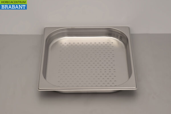 Gelochtes Gastronormtablett aus Edelstahl GN Tablett 2/3 GN Tiefe 40 mm Horeca