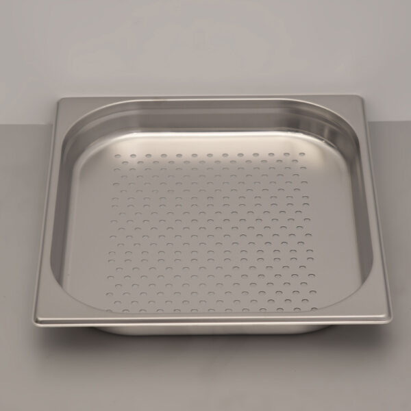 Gelochtes Gastronormtablett aus Edelstahl GN Tablett 2/3 GN Tiefe 40 mm Horeca