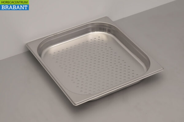 Gelochtes Gastronormtablett aus Edelstahl GN Tablett 2/3 GN Tiefe 40 mm Horeca – Bild 3