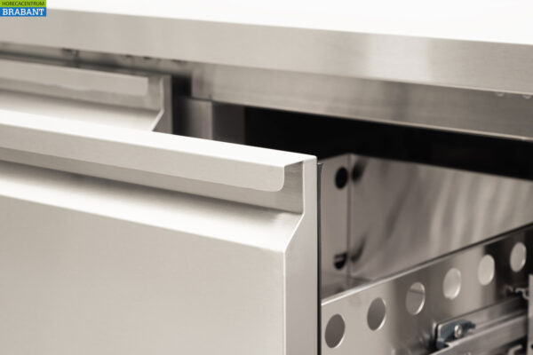 HCB Edelstahl gekühlte Werkbank 6 Schubladen 179,5 cm 230V Horeca – Bild 6