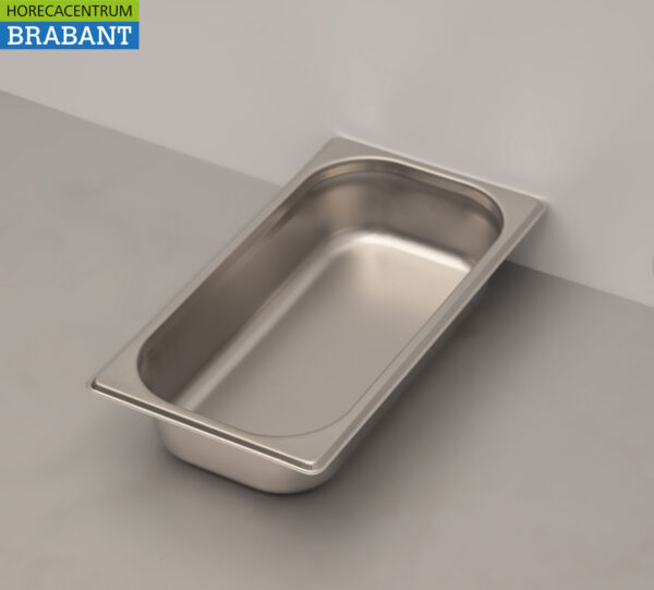 HCB Edelstahl Gastronorm GN Behälter 1/3 Tiefe 65 mm Horeca – Bild 2